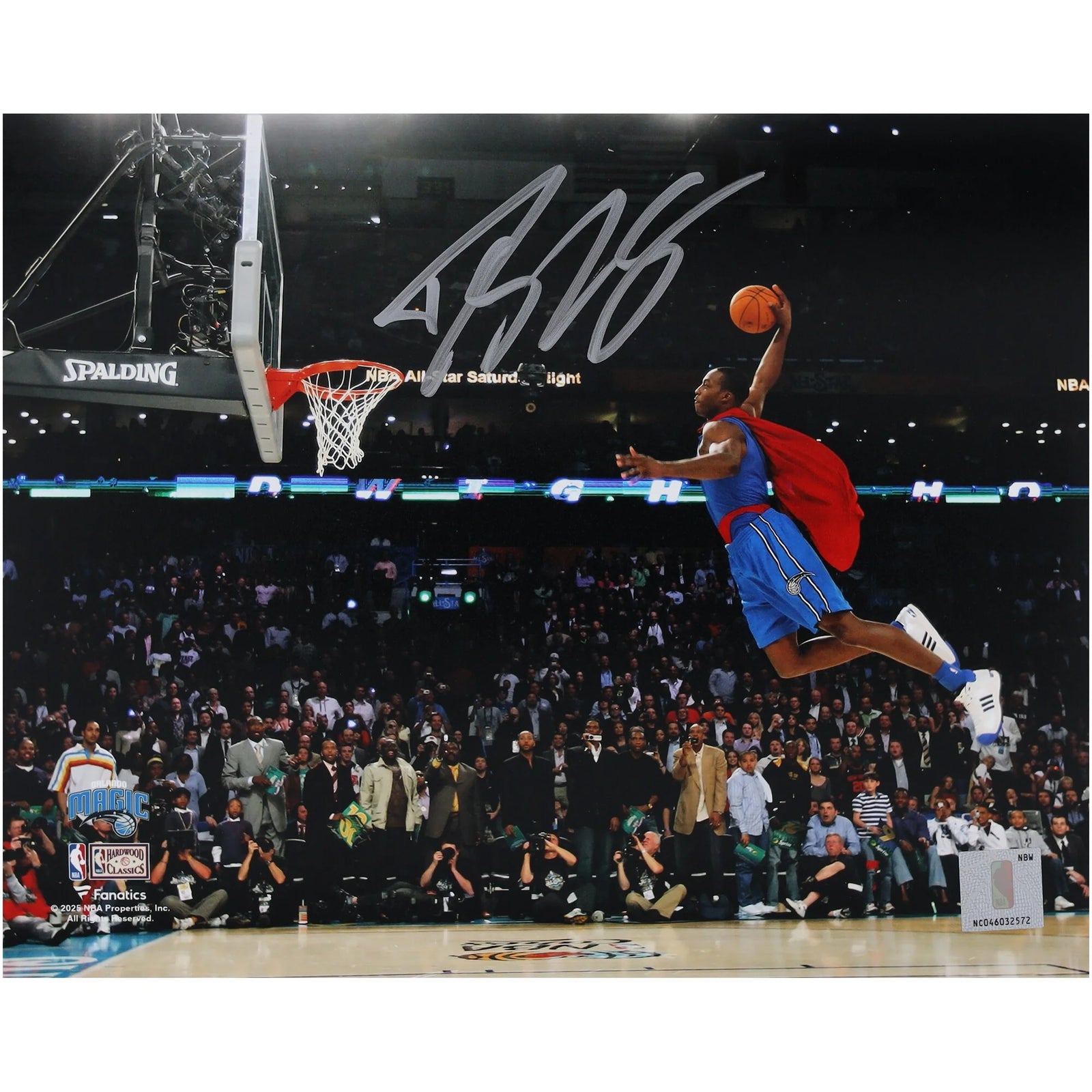 Dwight Howard Signed 8 x 10 Dunk Contest Photo | Orlando Magic