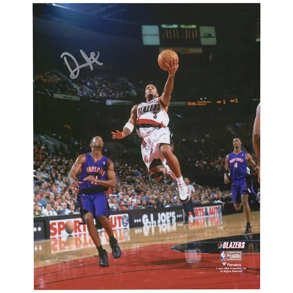 Damon Stoudamire Signed 8 x 10 Photograph | Portland Trail Blazers vs. Raptors