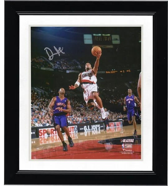 Damon Stoudamire Signed 8 x 10 Photograph | Portland Trail Blazers vs. Raptors