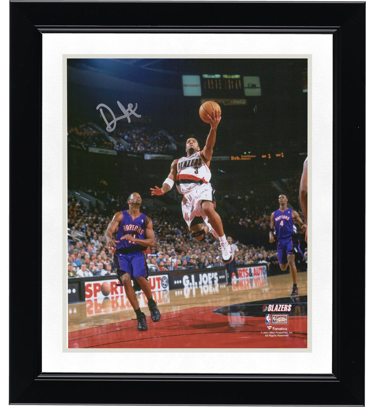 Damon Stoudamire Signed 8 x 10 Photograph | Portland Trail Blazers vs. Raptors