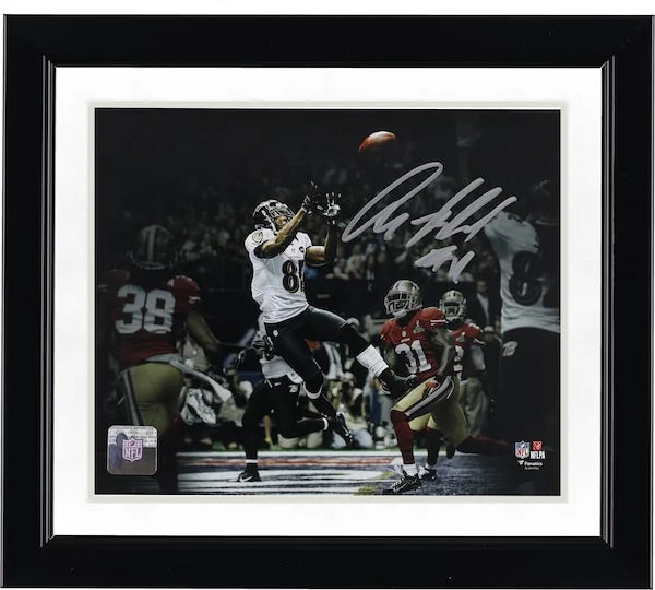 Anquan Boldin Signed 8 x 10 Photo | Super Bowl XLVII Touchdown