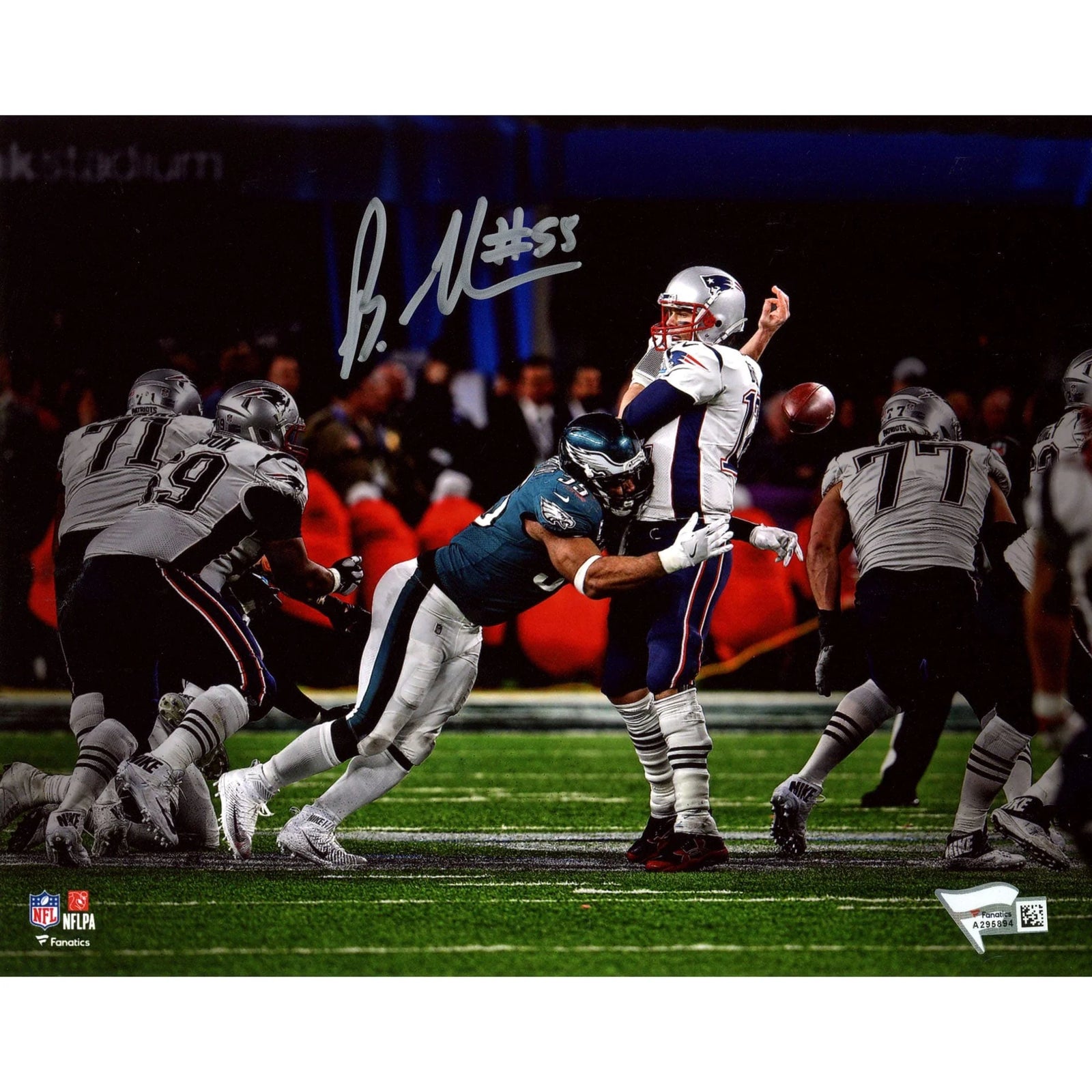 Brandon Graham Signed 8 x 10 Photo | Super Bowl LII Champions