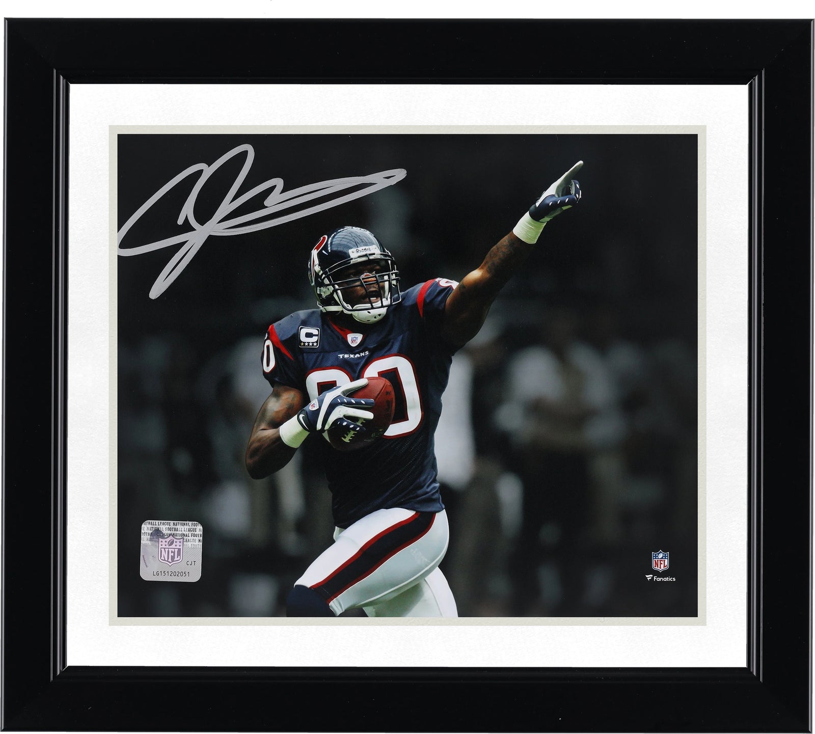 Andre Johnson Signed 8 x 10 Touchdown Photo | Houston Texans