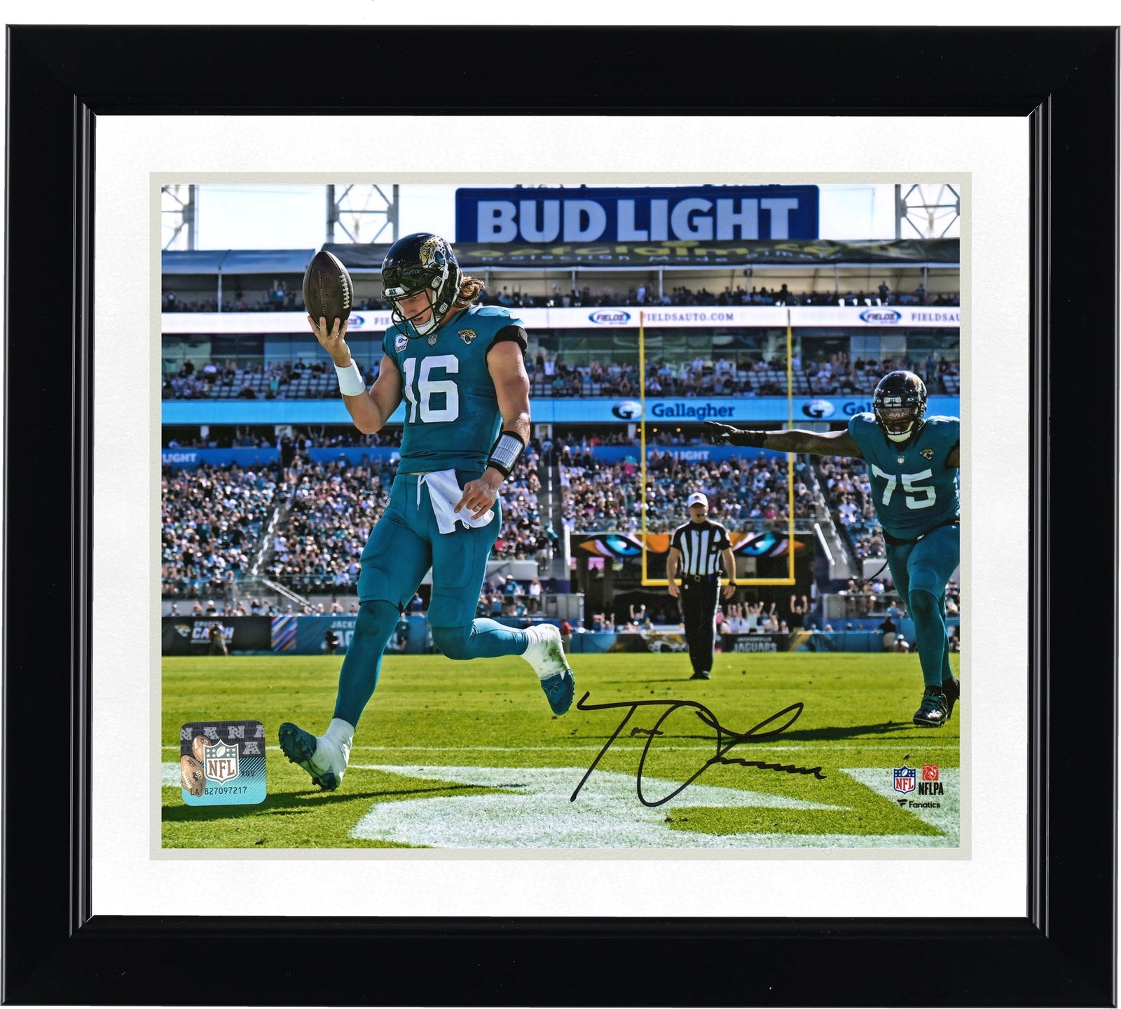 Trevor Lawrence Signed 8 x 10 Photograph | Jaguars Teal Rush