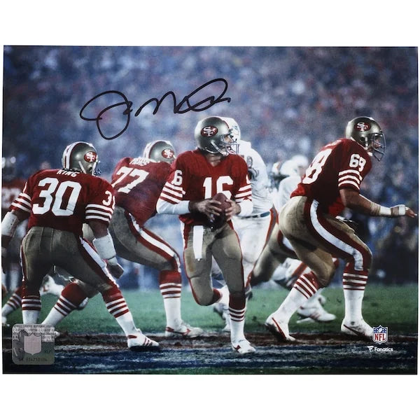 Joe Montana Signed 8 x 10 Super Bowl XIX 49ers Photo | Authenticated