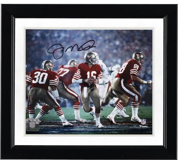 Joe Montana Signed 8 x 10 Super Bowl XIX 49ers Photo | Authenticated