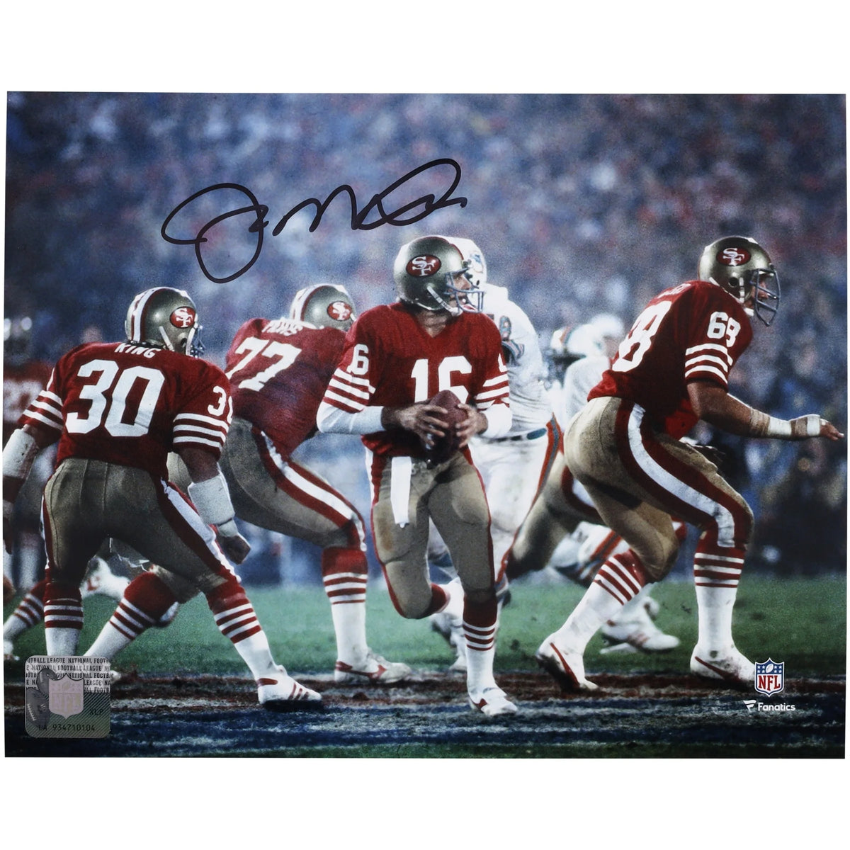 Joe Montana Signed 8 x 10 Super Bowl XIX 49ers Photo | Authenticated
