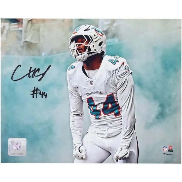 Chop Robinson Signed 8 x 10 Entrance Photo | Miami Dolphins