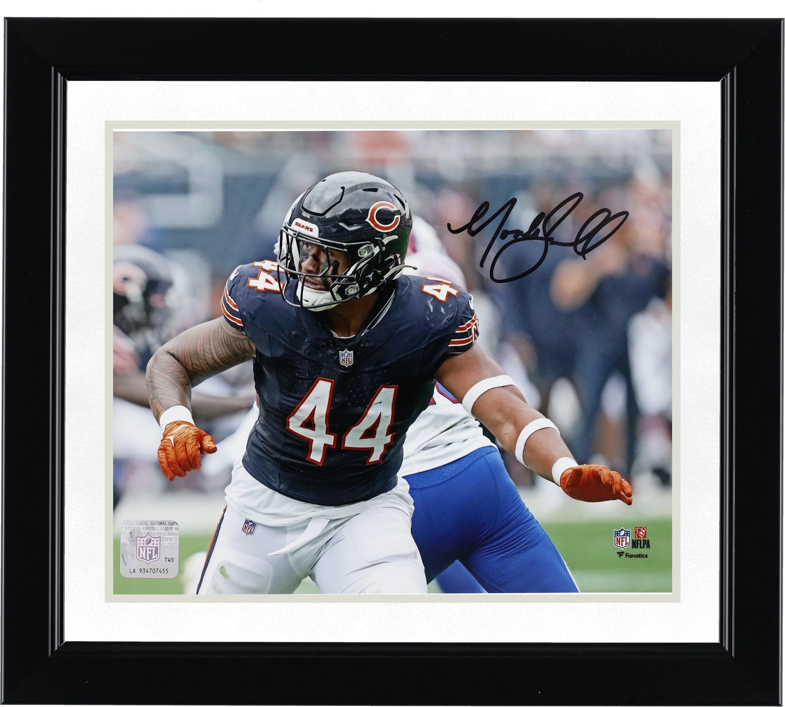 Noah Sewell Signed 8 x 10 Photo | Chicago Bears