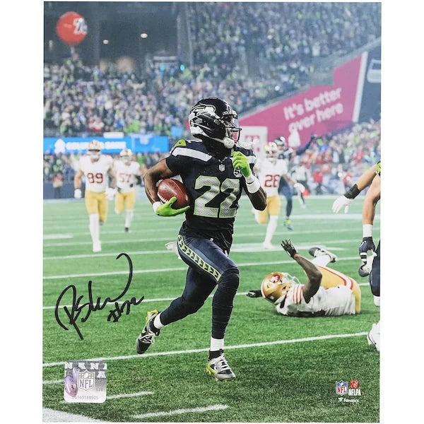 Rashid Shaheed Signed Seahawks 8 x 10 Photo | 2026 NFC Divisional Kickoff TD