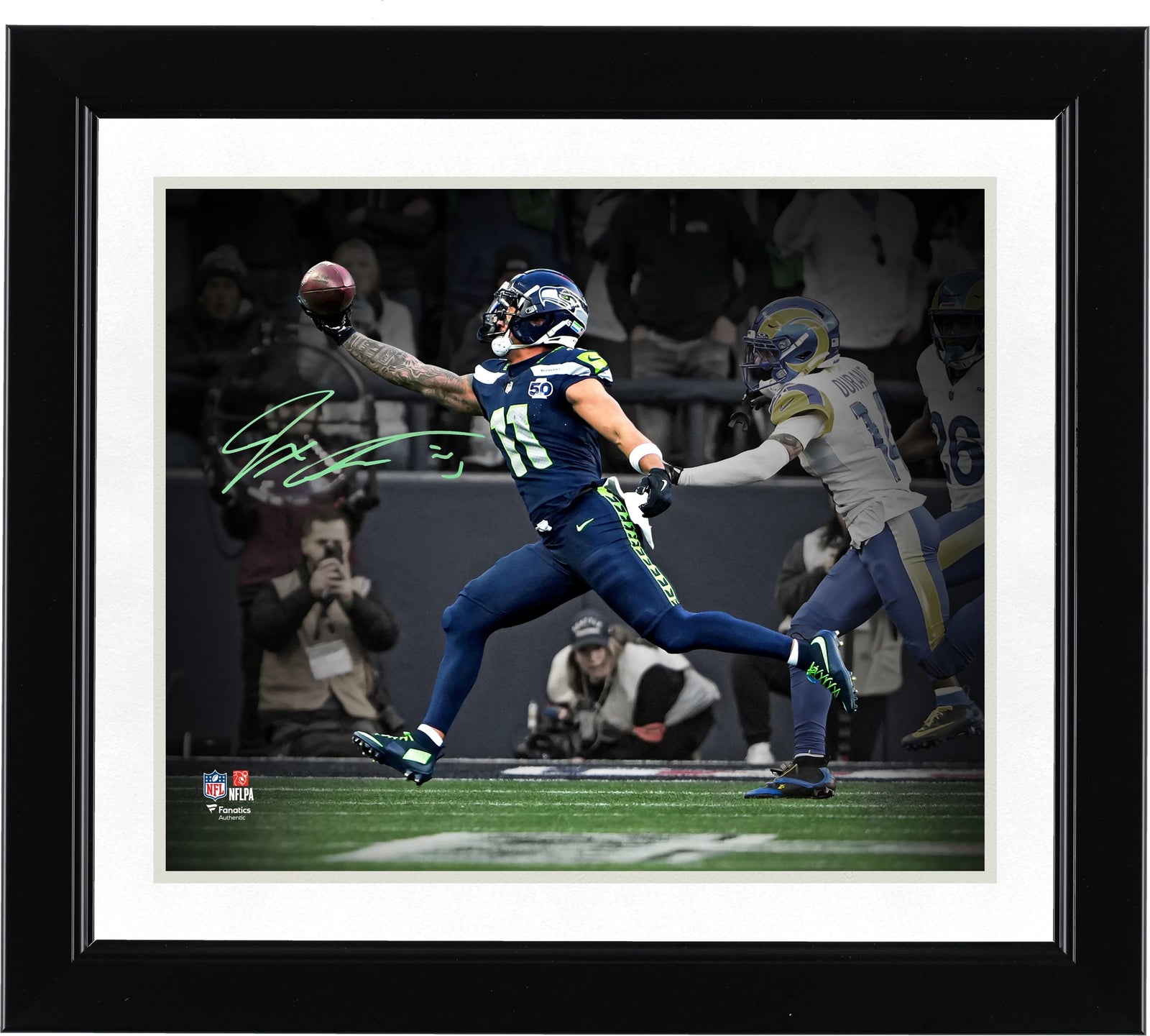 Jaxon Smith-Njigba Signed 8 x 10 Photo | 2025 NFC Championship