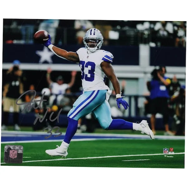 Javonte Williams Signed 8 x 10 Photo | Dallas Cowboys Touchdown