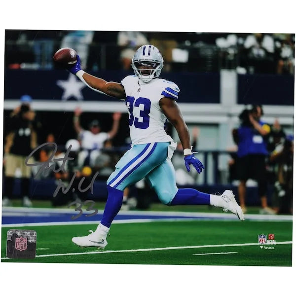 Javonte Williams Signed 8 x 10 Photo | Dallas Cowboys Touchdown