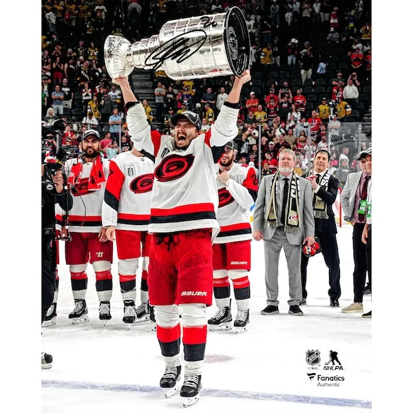 Sebastian Aho Signed 8 x 10 Photograph | 2026 Stanley Cup Champions