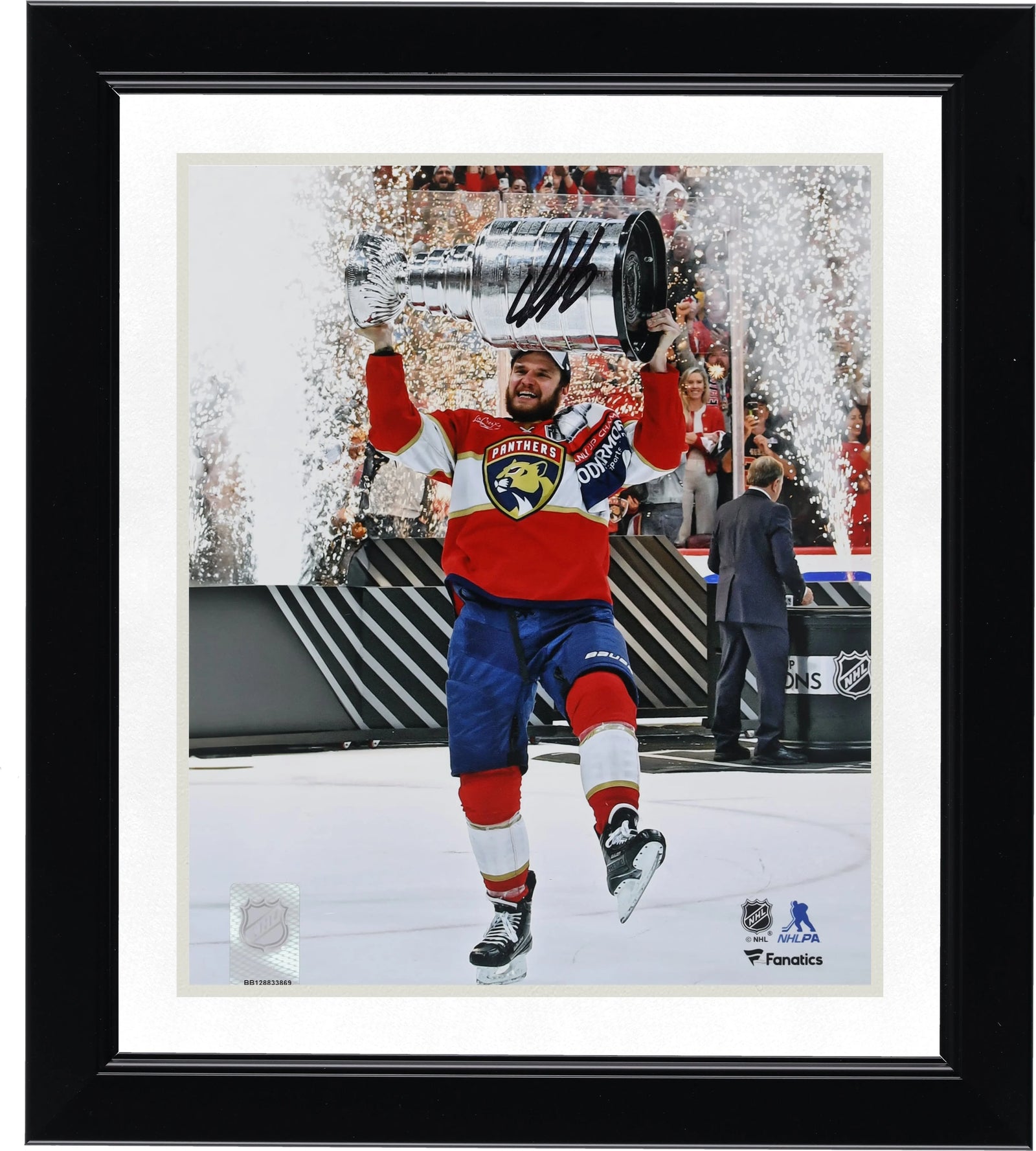 Aleksander Barkov Signed 2024 Stanley Cup Champions 8 x 10 Photo | Raising Cup