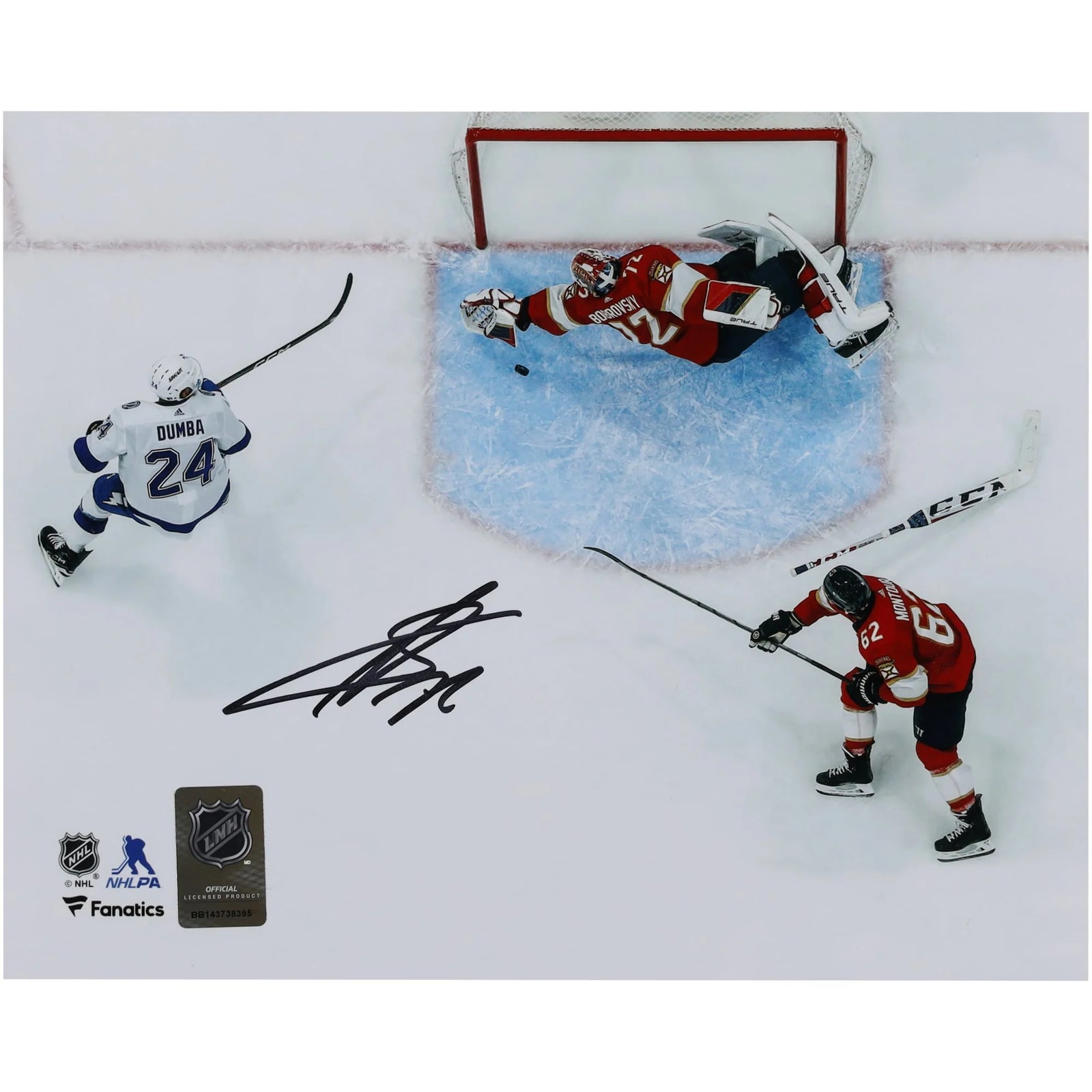 Sergei Bobrovsky Signed 8 x 10 Photo | 2024 Stanley Cup Playoffs Diving Save