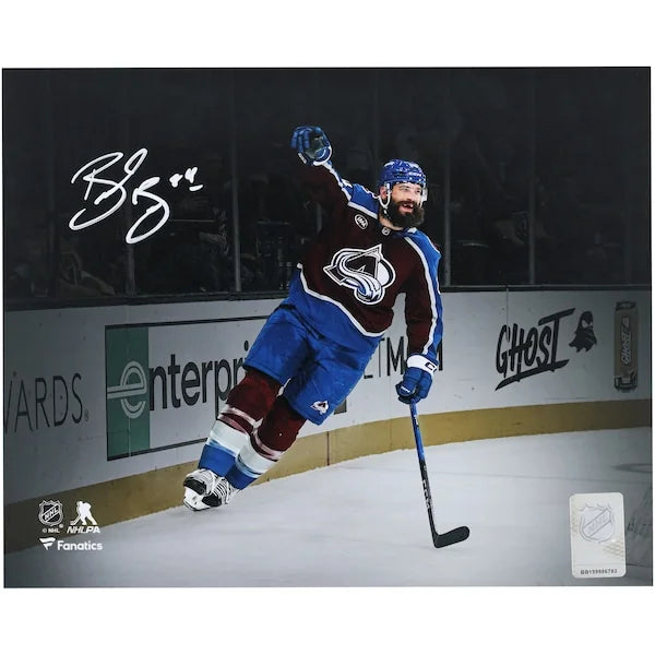 Brent Burns Signed Colorado Avalanche 8 x 10 Photograph | Jersey Celebration