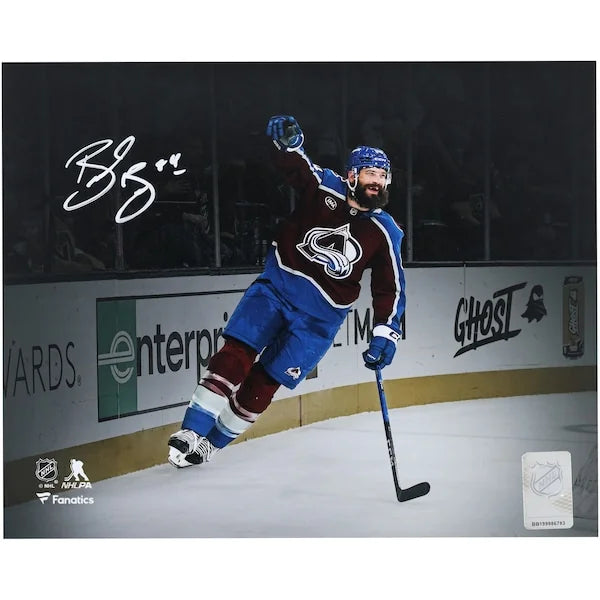 Brent Burns Signed Colorado Avalanche 8 x 10 Photograph | Jersey Celebration