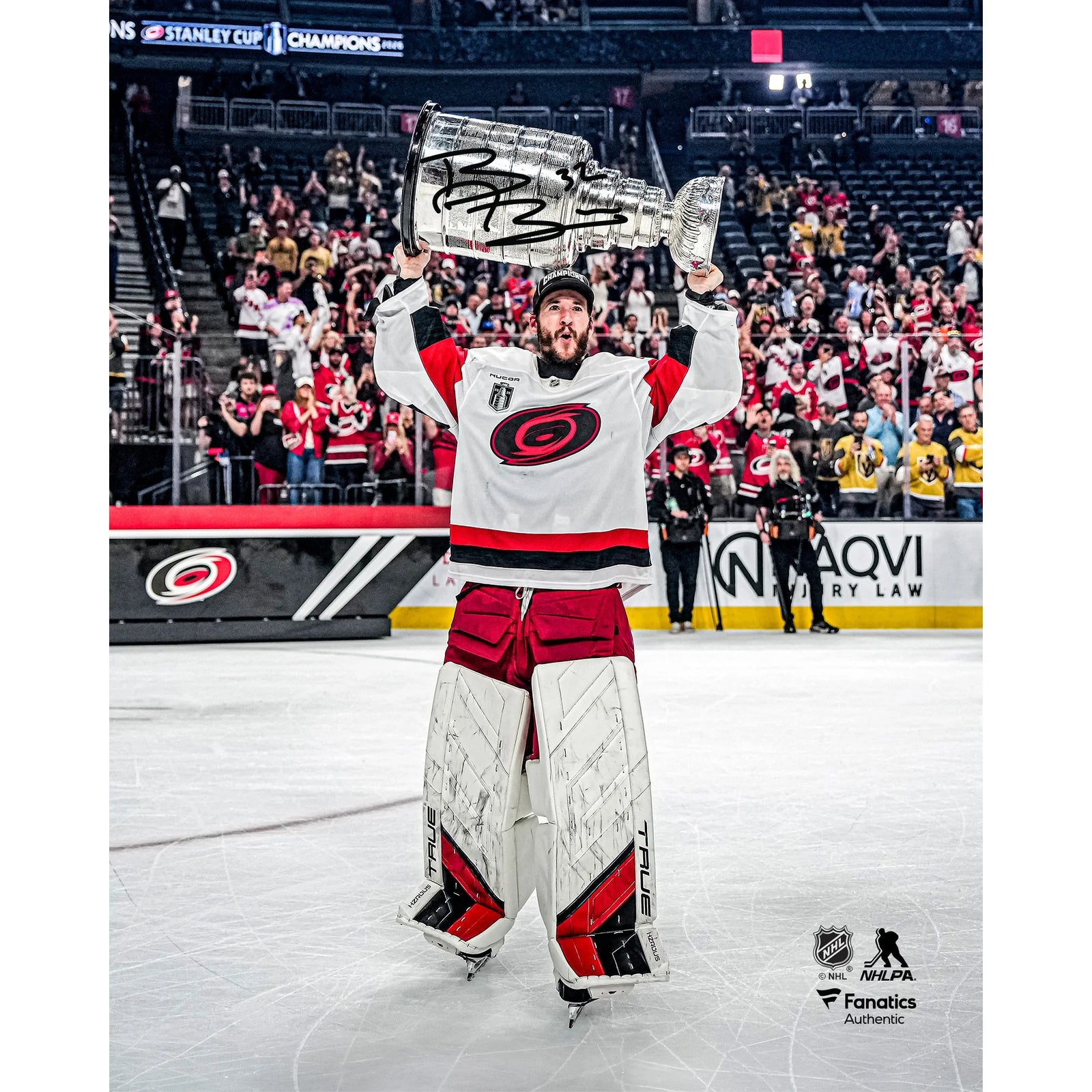 Brandon Bussi Signed 8 x 10 Photograph | 2026 Stanley Cup Champions