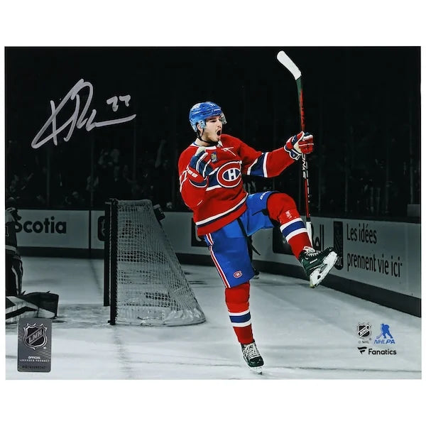 Kirby Dach Signed 8 x 10 Photograph | Montreal Canadiens Jersey