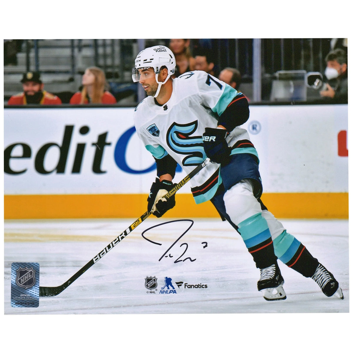 Jordan Eberle Signed 8 x 10 Photo | Kraken vs Golden Knights