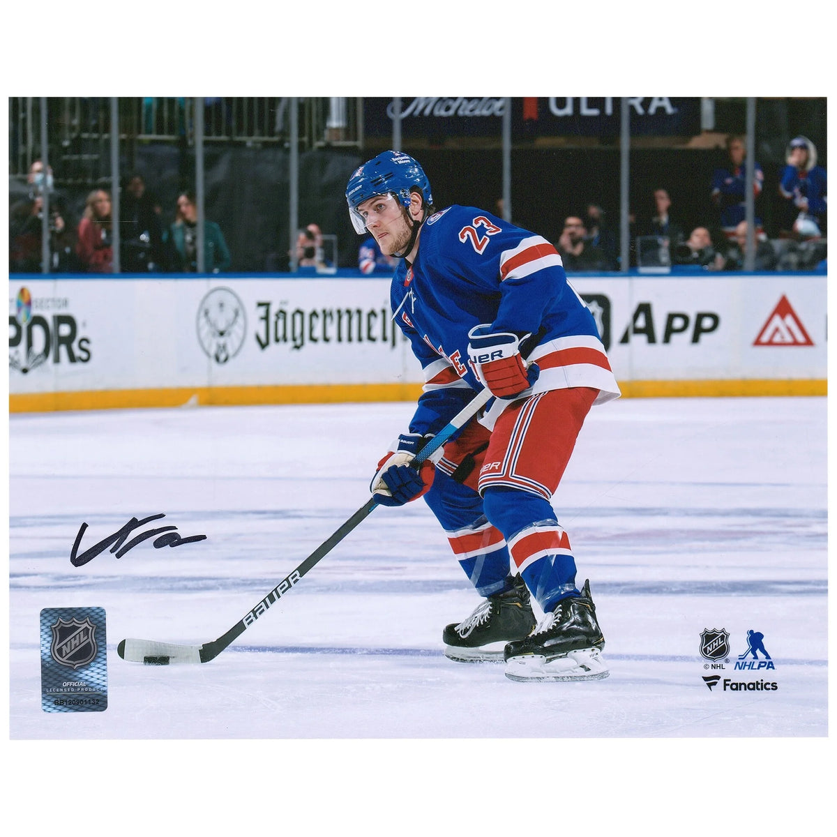 Adam Fox Signed 8 x 10 Photograph | New York Rangers