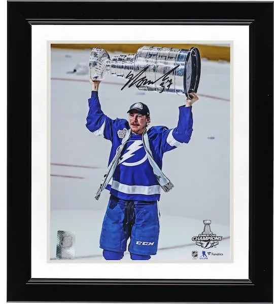 Yanni Gourde Signed 8 x 10 Photo | 2021 Stanley Cup Champions