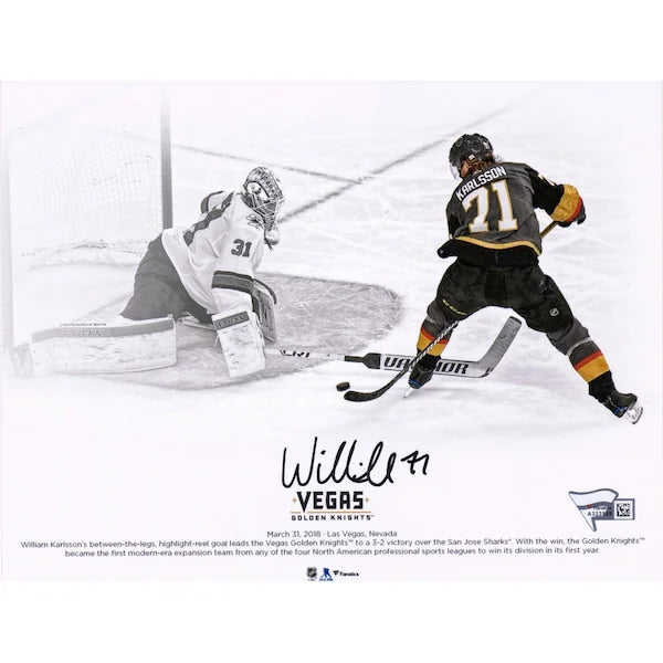 William Karlsson Signed 8 x 10 Photograph | Vegas Golden Knights