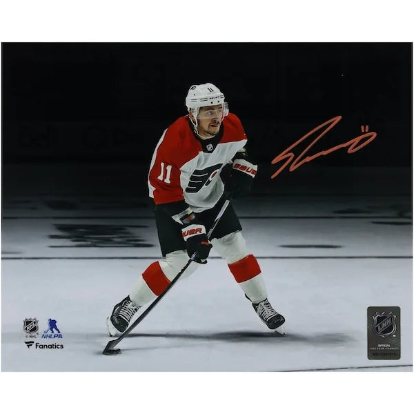 Travis Konecny Signed Philadelphia Flyers 8 x 10 Photograph | Authenticated