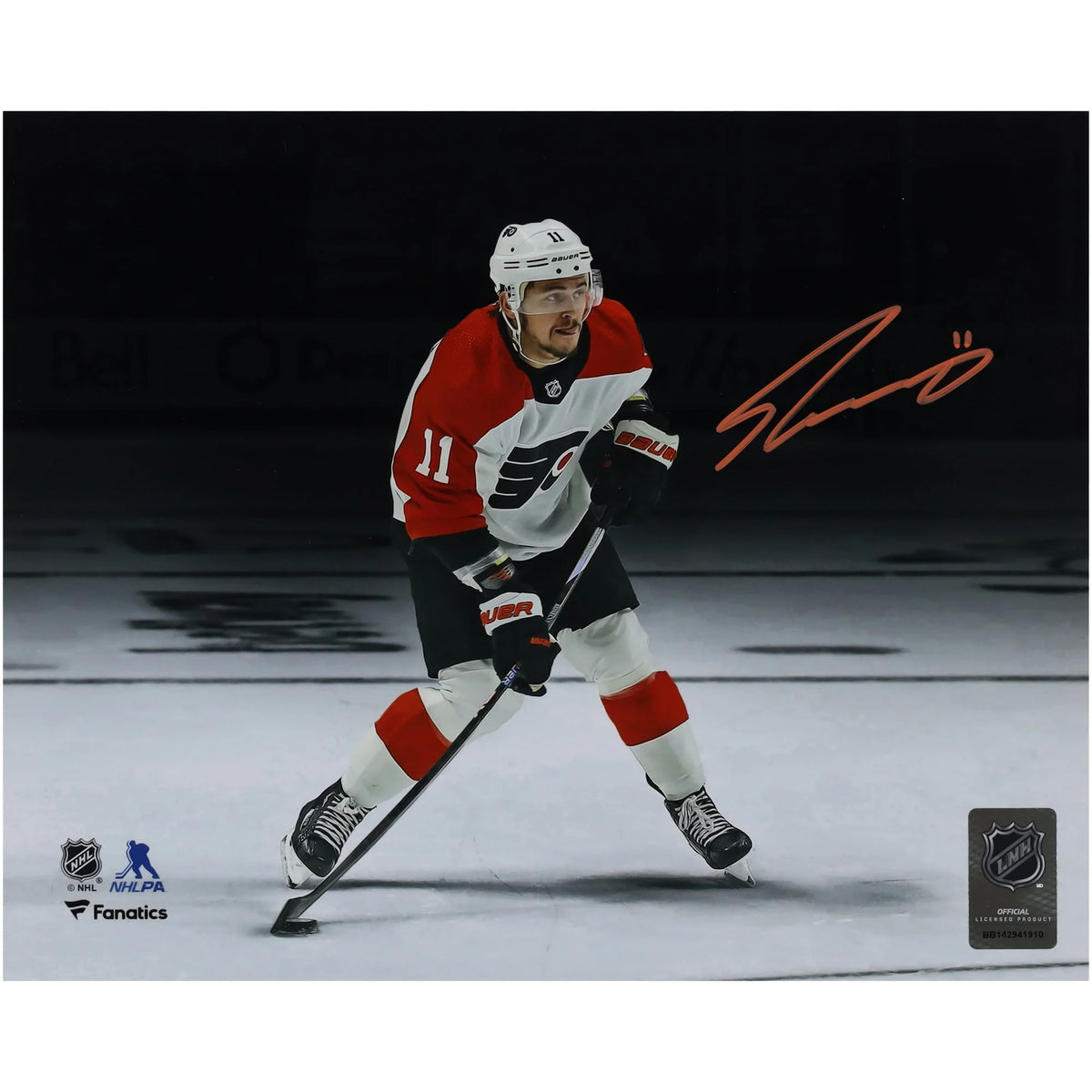 Travis Konecny Signed Philadelphia Flyers 8 x 10 Photograph | Authenticated