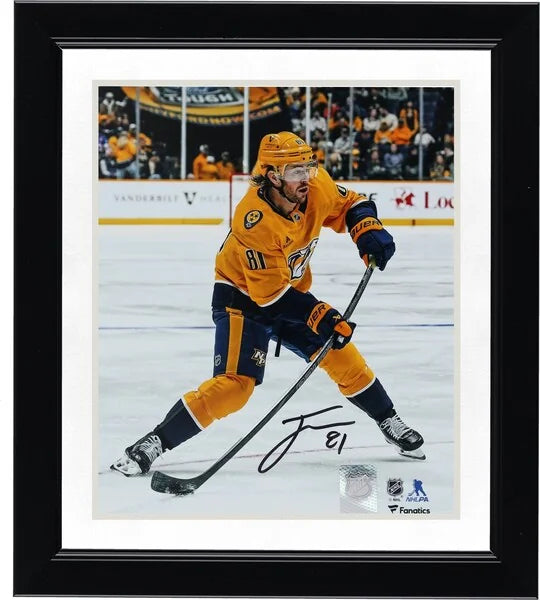Jonathan Marchessault Signed 8 x 10 Photo | Nashville Predators Gold Jersey