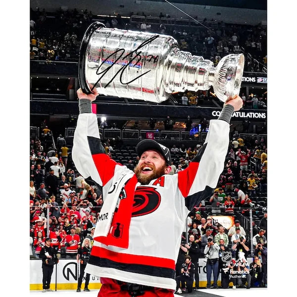 Jaccob Slavin Signed 8 x 10 Photograph | 2026 Stanley Cup Champions