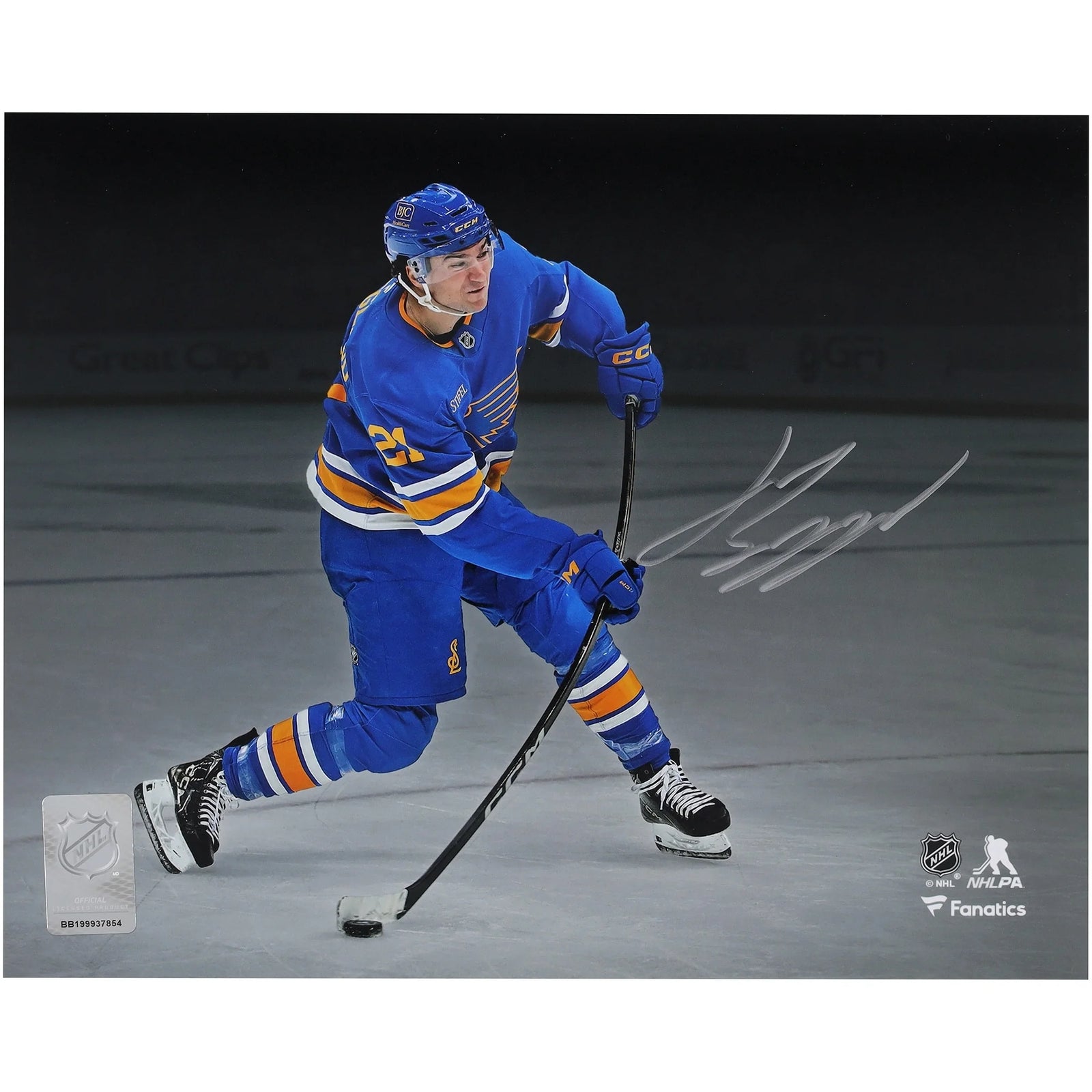 Jimmy Snuggerud Signed St. Louis Blues 8 x 10 Photo | Authenticated
