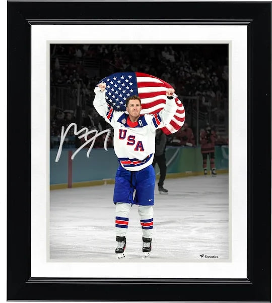 Matthew Tkachuk Signed Team USA 8 x 10 Photograph | 2026 Olympic Gold Medal