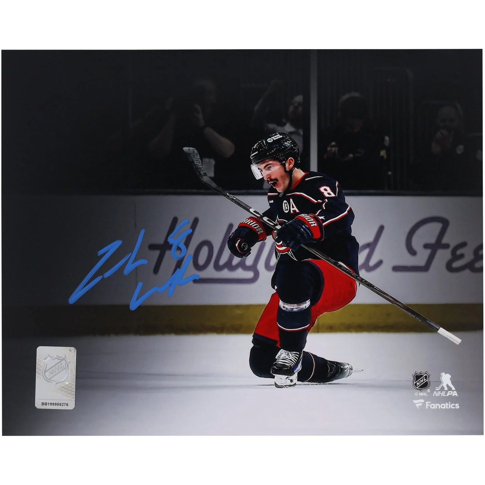 Zach Werenski Signed 8 x 10 Photograph | Columbus Blue Jackets
