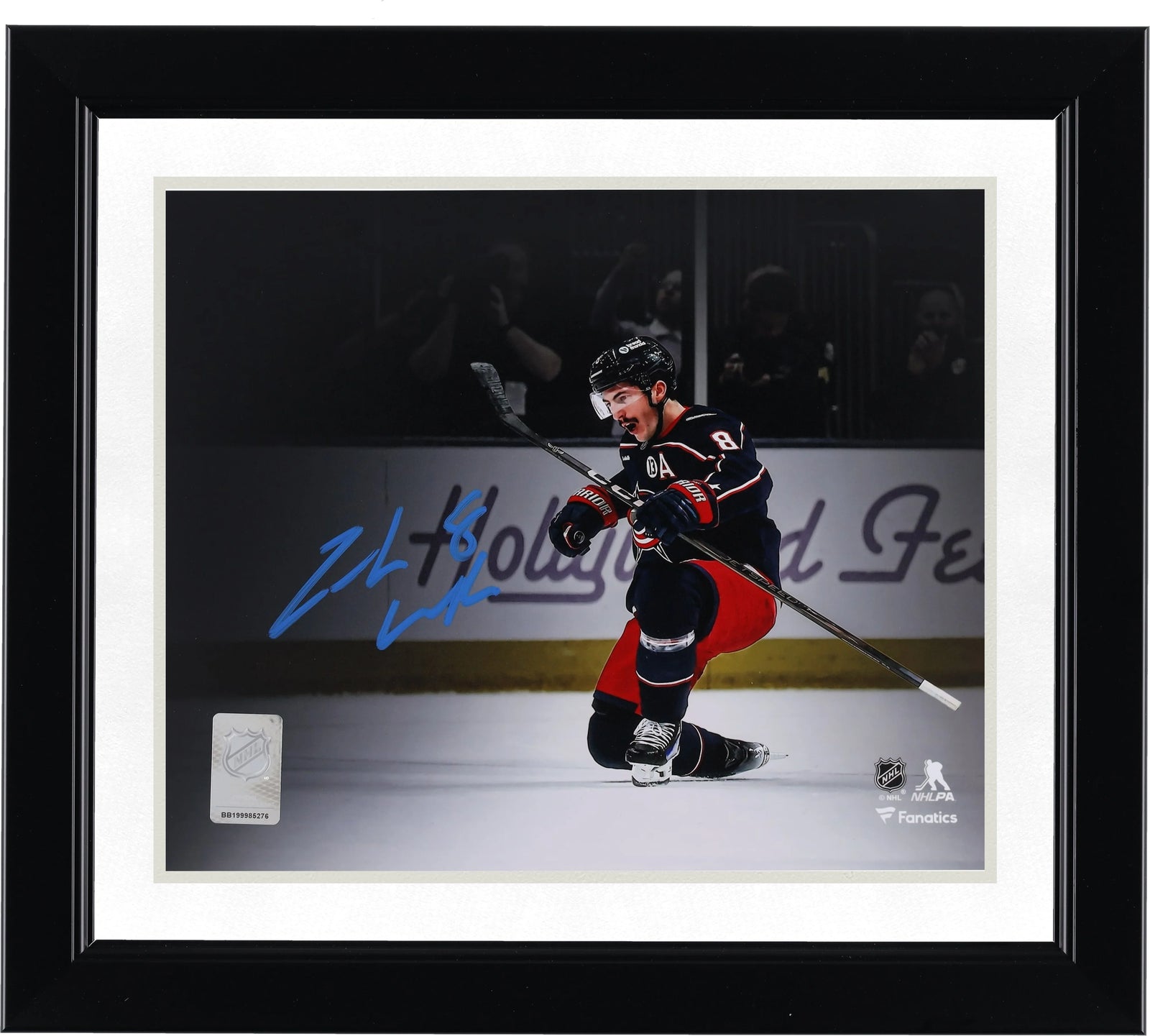 Zach Werenski Signed 8 x 10 Photograph | Columbus Blue Jackets