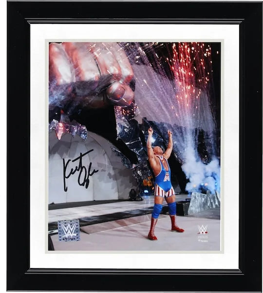 Kurt Angle Signed WWE 8 x 10 Entrance Photograph | Authenticated