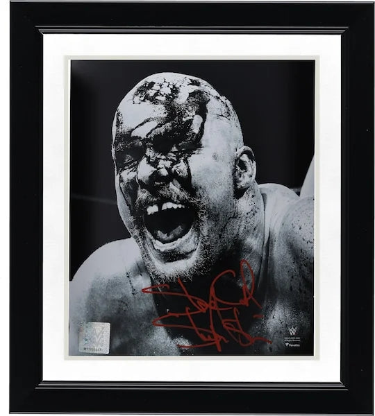 Stone Cold Steve Austin Signed 8 x 10 Photo | WrestleMania 13 Blood