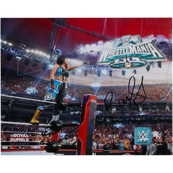 Bayley Signed 8 x 10 Royal Rumble 2024 Photograph | Authenticated