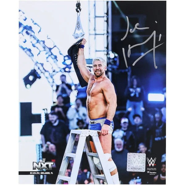 Joe Hendry Signed 8 x 10 Photo | Raising NXT Title