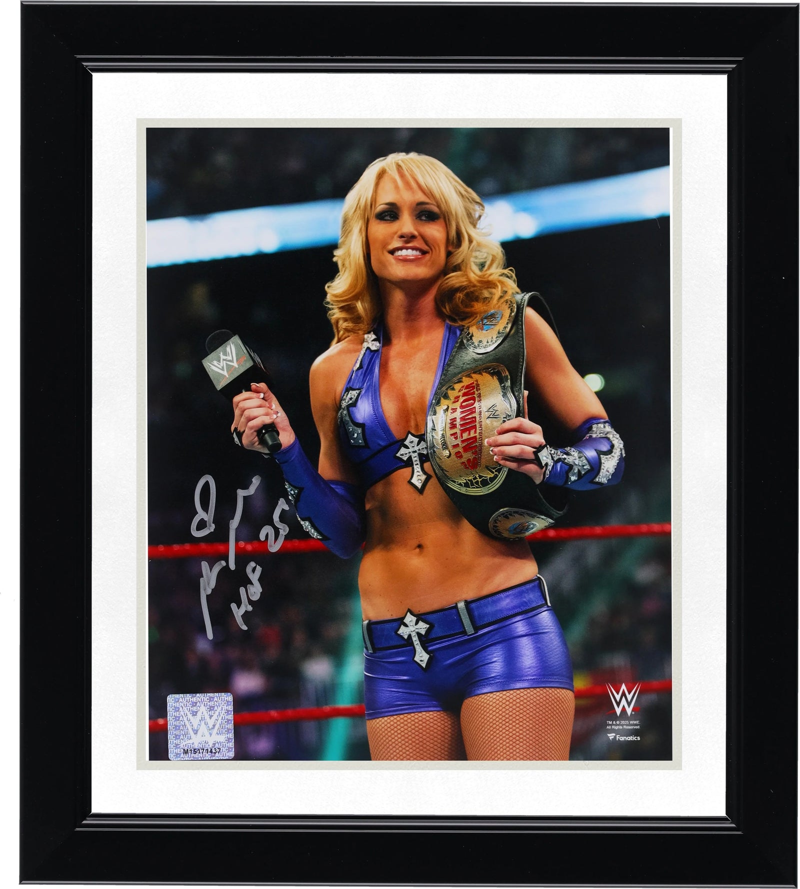 Michelle McCool Signed 8 x 10 WWE Photo | HOF 2025 Inscription