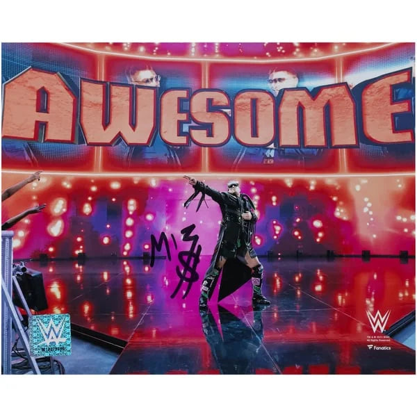 The Miz Signed 8 x 10 Entrance Photograph | WWE Authenticated