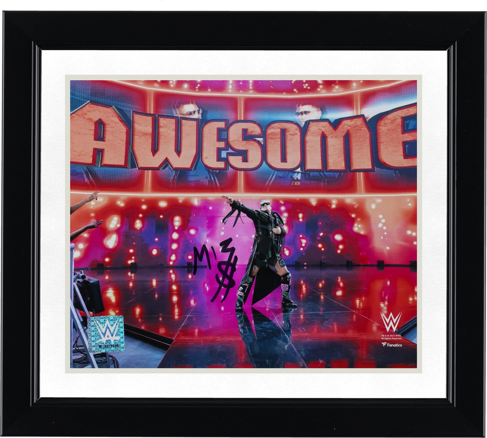 The Miz Signed 8 x 10 Entrance Photograph | WWE Authenticated