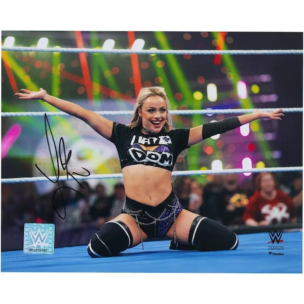 Liv Morgan Signed 8 x 10 WWE Photo | In-Ring Entrance