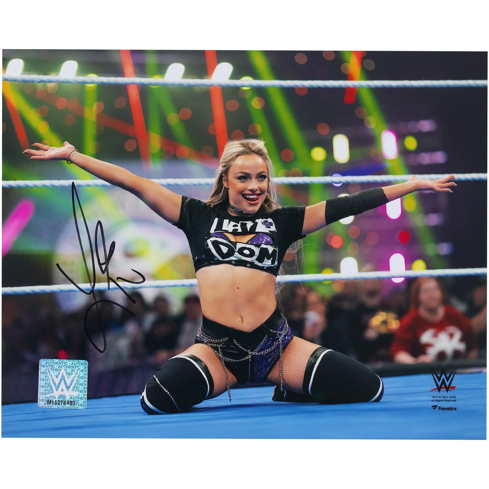 Liv Morgan Signed 8 x 10 WWE Photo | In-Ring Entrance