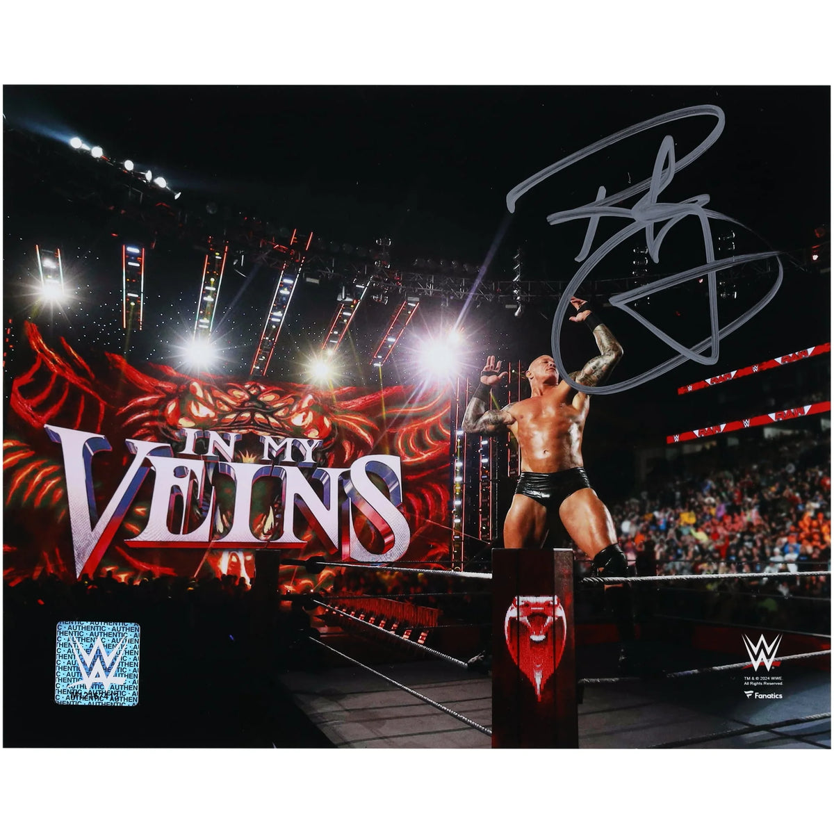 Randy Orton Signed 8 x 10 Corner Pose Photograph | WWE Authenticated | W08WROR0003