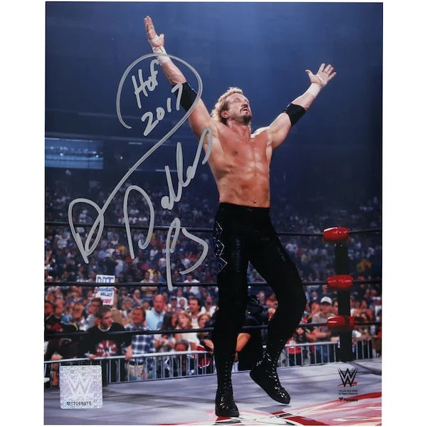 Diamond Dallas Page Signed 8 x 10 In Ring Photo | HOF 2017 Inscription