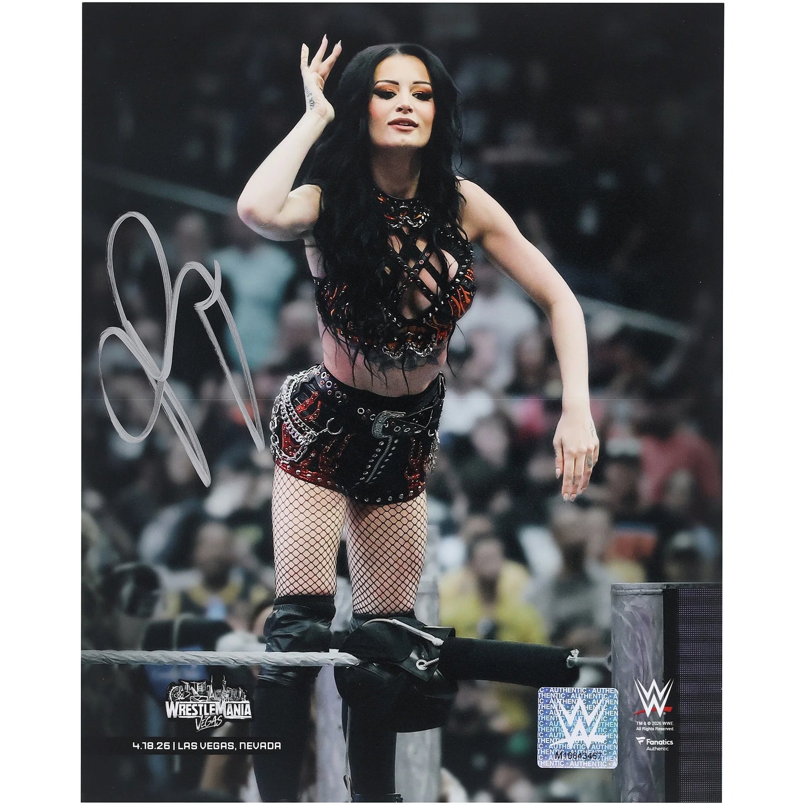 Paige Signed 8 x 10 WrestleMania 42 Return Photograph | Authenticated