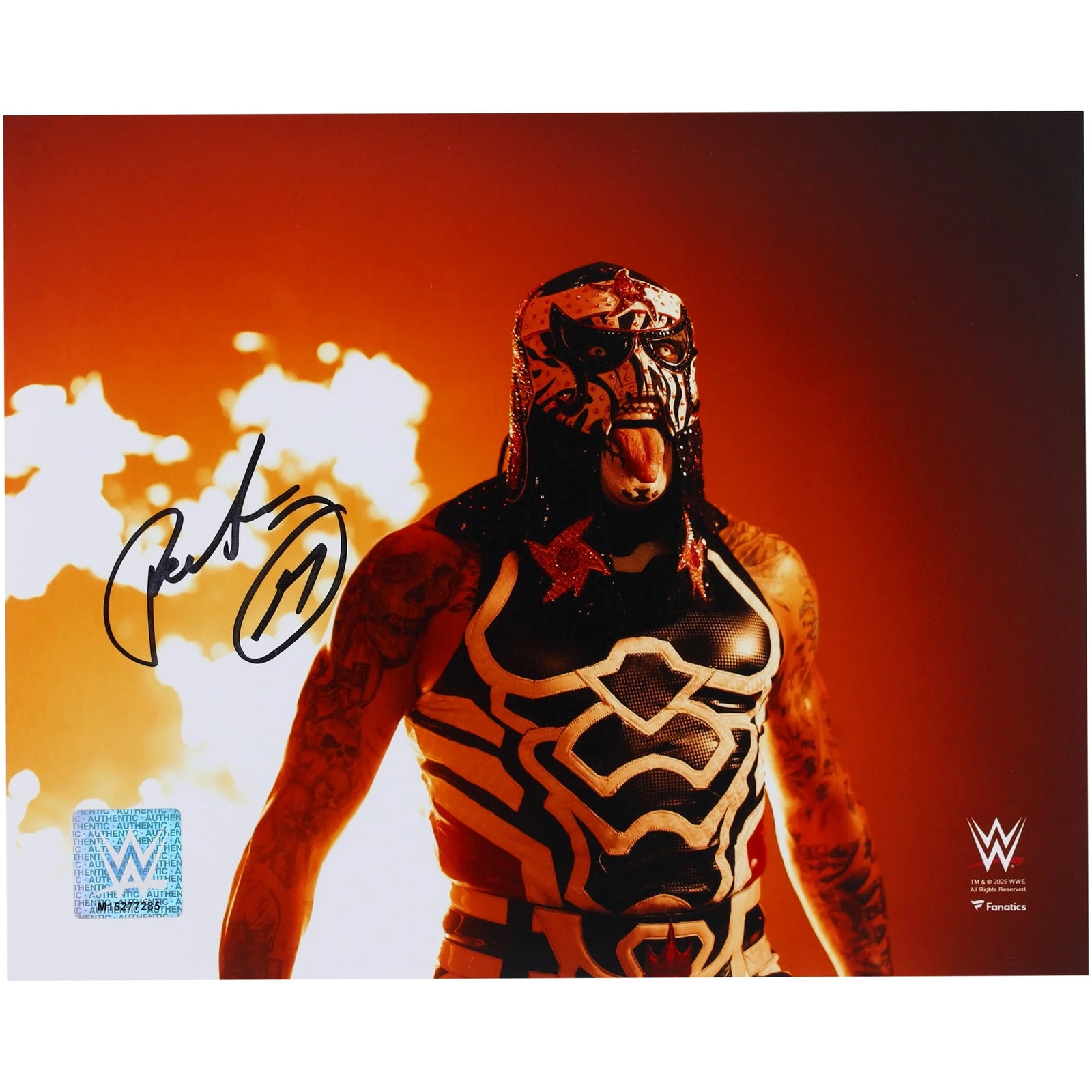 Penta Signed WWE 8 x 10 Fire Entrance Photograph | Authenticated