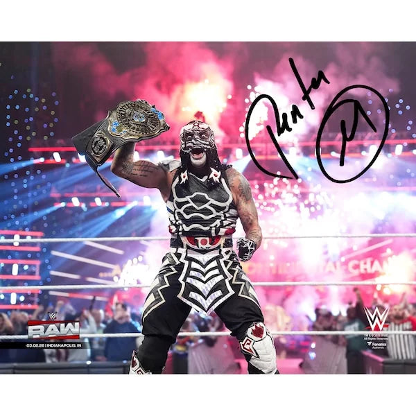 Penta Signed 8 x 10 Photo | WWE Intercontinental Championship